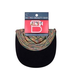 Conair Scunci Drawstring Visor Cap. Stylish, comfy and fashionable!